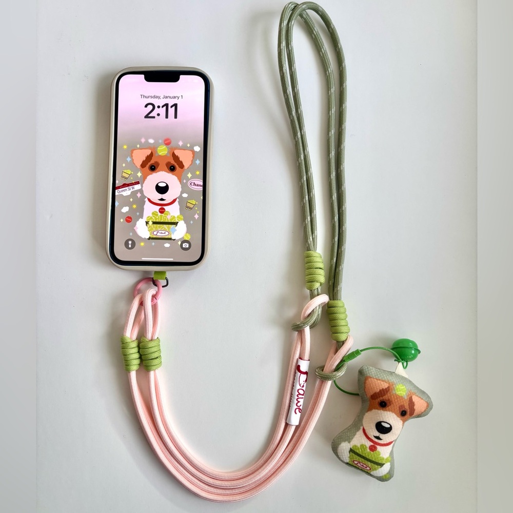🩷💚Handmade 3-in-1 Lanyard Crossbody | Wrist Phone Strap